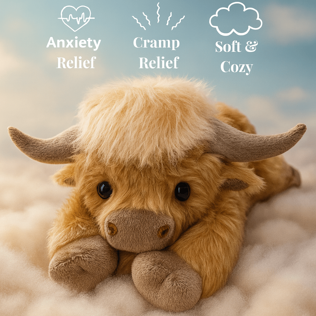 Weighted Highland Cow Plush