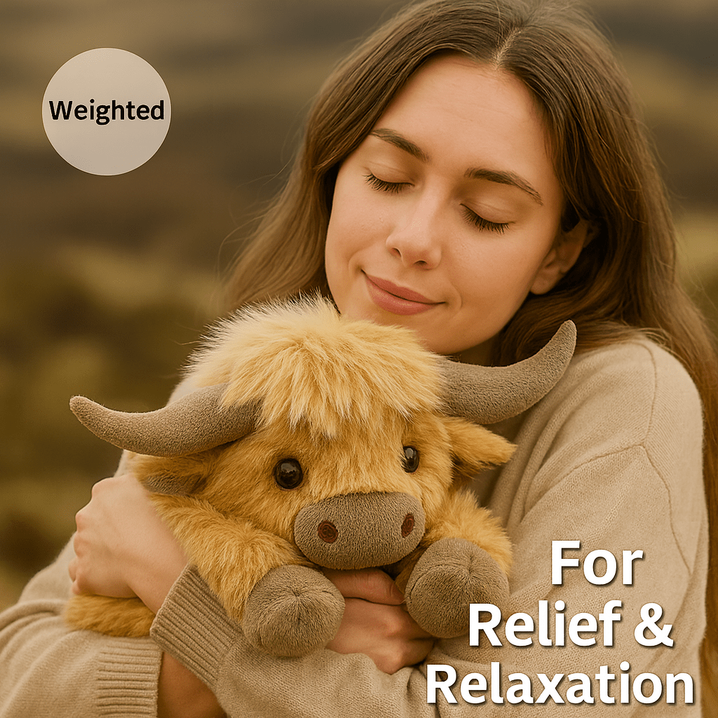 Weighted Highland Cow Plush