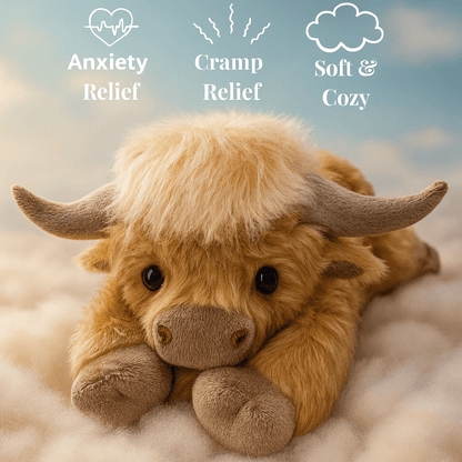 Weighted Highland Cow Plush